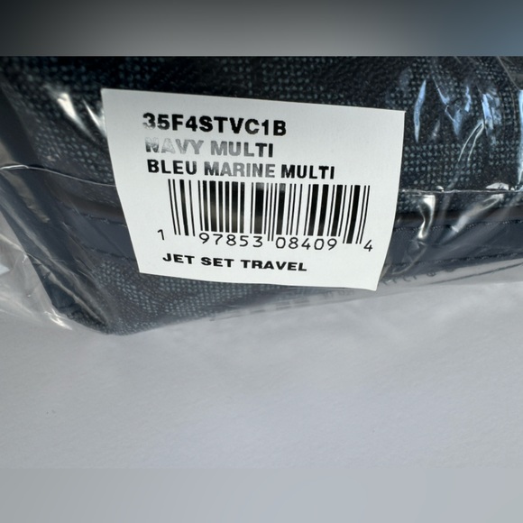 NEW Michael Kors Jet Set Travel Small TZ Crossbody Bag Blue Handbag Purse NWT - Picture 9 of 10